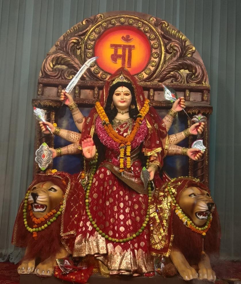 Shardiya Navratri 2024: रायपुर में विराजित माँ दुर्गा की एक झलक: Jai Durga Maa: Durga Devi: Maa Durga, 